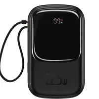 Baseus PPQD2-20i Pro 20000mah Fast Charging Black Power Bank